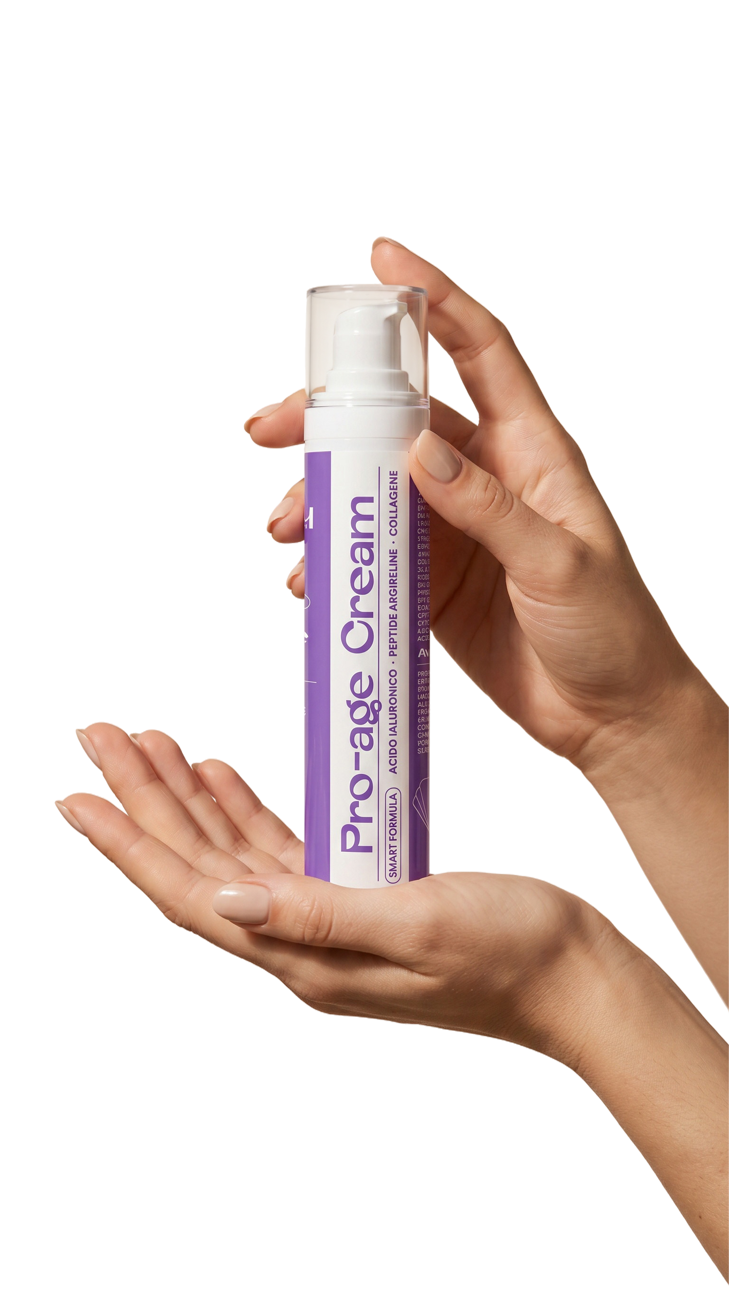 Pro-age Cream Handly — crema antiage acido ialuronico peptide collagene 50ml — Step 05 Seal