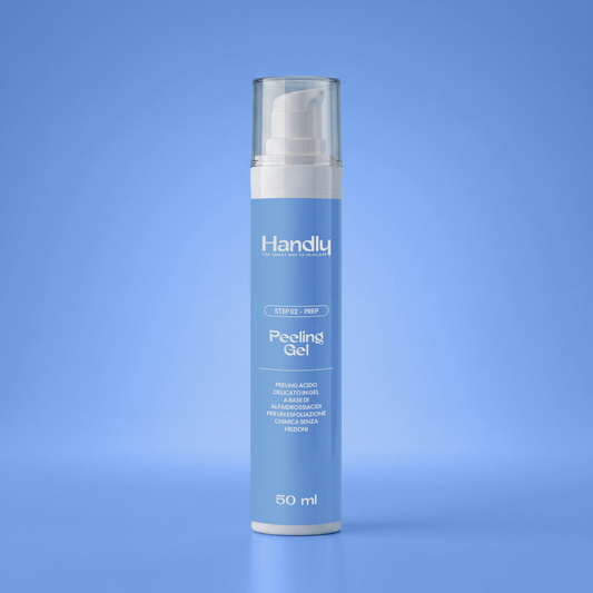 Peeling Gel Handly — peeling acido AHA glicolico mandelico 50ml — Step 02 Prep