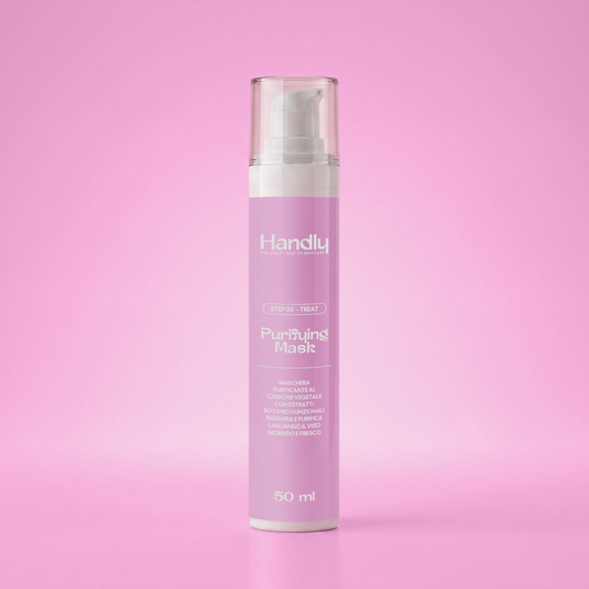 Purifying Mask Handly — maschera purificante carbone vegetale 50ml — Step 03 Treat