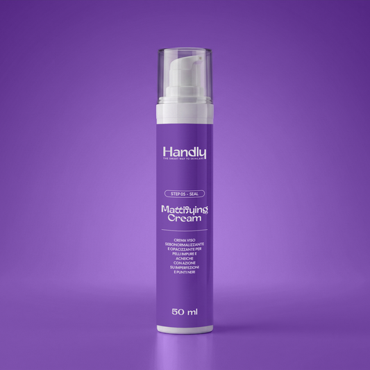 Mattifying Cream Handly — crema opacizzante pelli impure niacinamide 50ml — Step 05 Seal
